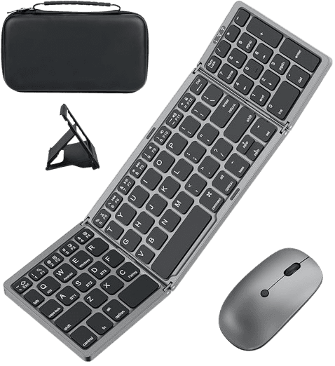 Foldable Keyboard and Mouse for Laptop